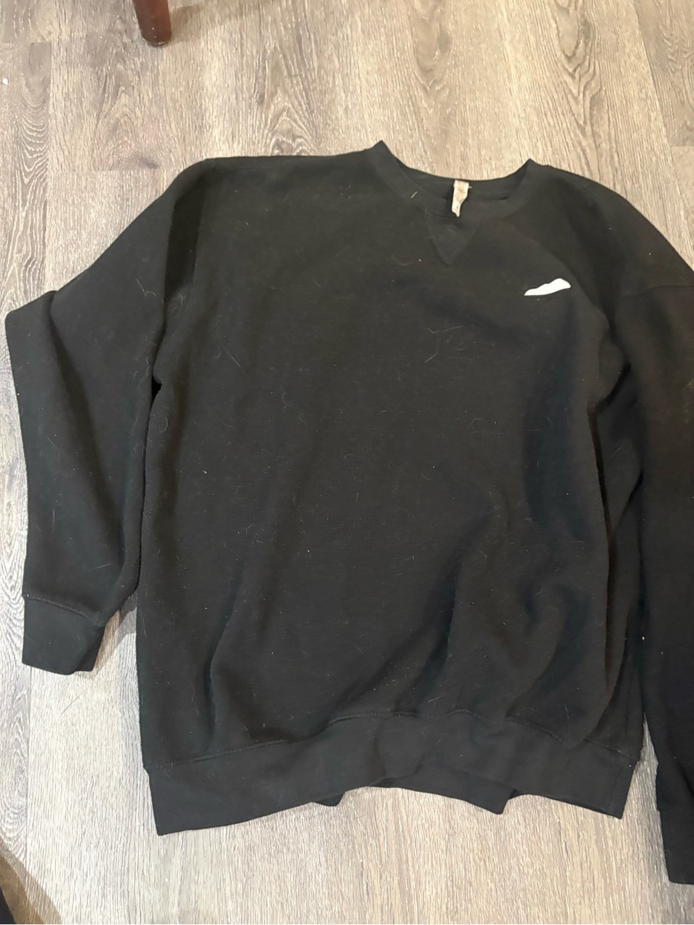Classic Black Crewneck Sweatshirt - Men's Everyday Pullover